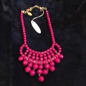 Elegant Pink Beaded Necklace